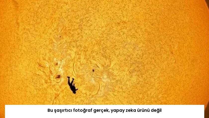 Bu şaşırtıcı fotoğraf gerçek, yapay zeka ürünü değil