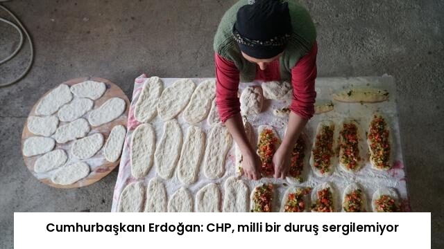 Cumhurbaşkanı Erdoğan: CHP, milli bir duruş sergilemiyor