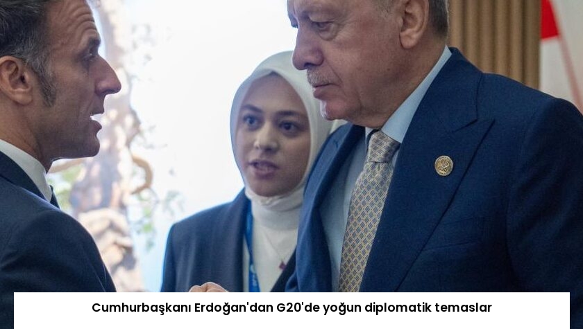 Cumhurbaşkanı Erdoğan’dan G20’de yoğun diplomatik temaslar