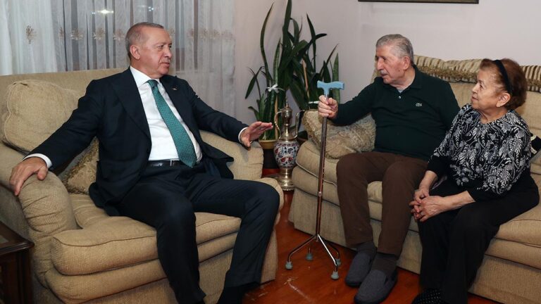 Cumhurbaşkanı Erdoğan’dan Köksal Toptan’a Özel Ziyaret