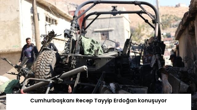 Cumhurbaşkanı Recep Tayyip Erdoğan konuşuyor