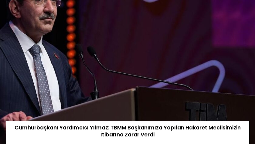 Cumhurbaşkanı Yardımcısı Yılmaz: TBMM Başkanımıza Yapılan Hakaret Meclisimizin İtibarına Zarar Verdi