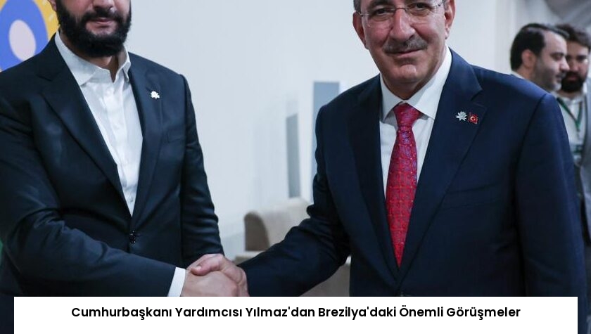Cumhurbaşkanı Yardımcısı Yılmaz’dan Brezilya’daki Önemli Görüşmeler
