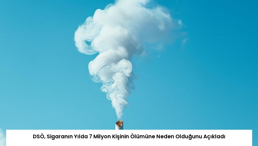 DSÖ, Sigaranın Yılda 7 Milyon Kişinin Ölümüne Neden Olduğunu Açıkladı