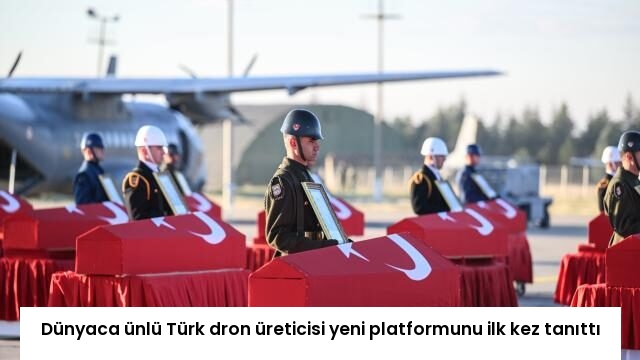 Dünyaca ünlü Türk dron üreticisi yeni platformunu ilk kez tanıttı