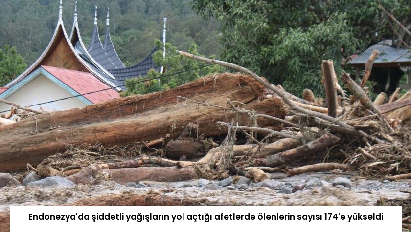 Endonezya’da şiddetli yağışların yol açtığı afetlerde ölenlerin sayısı 174’e yükseldi