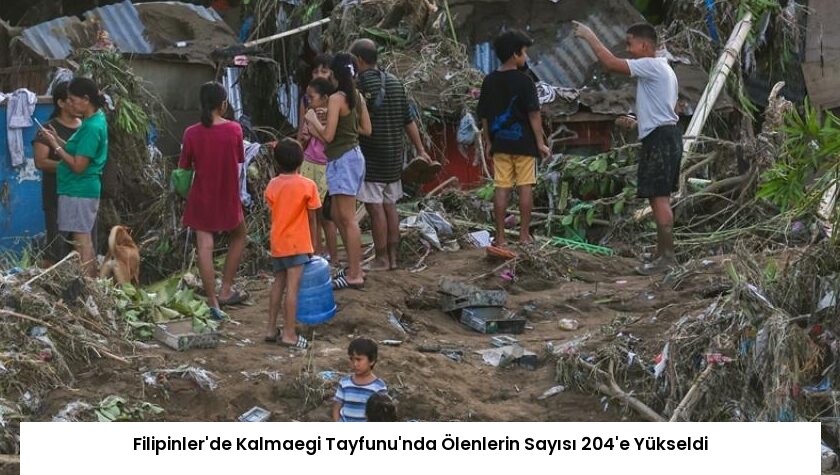 Filipinler’de Kalmaegi Tayfunu’nda Ölenlerin Sayısı 204’e Yükseldi