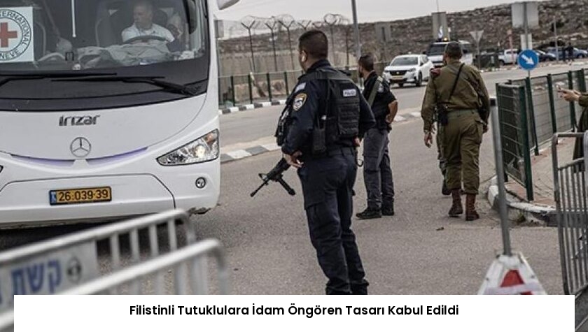 Filistinli Tutuklulara İdam Öngören Tasarı Kabul Edildi
