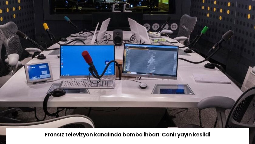Fransız televizyon kanalında bomba ihbarı: Canlı yayın kesildi