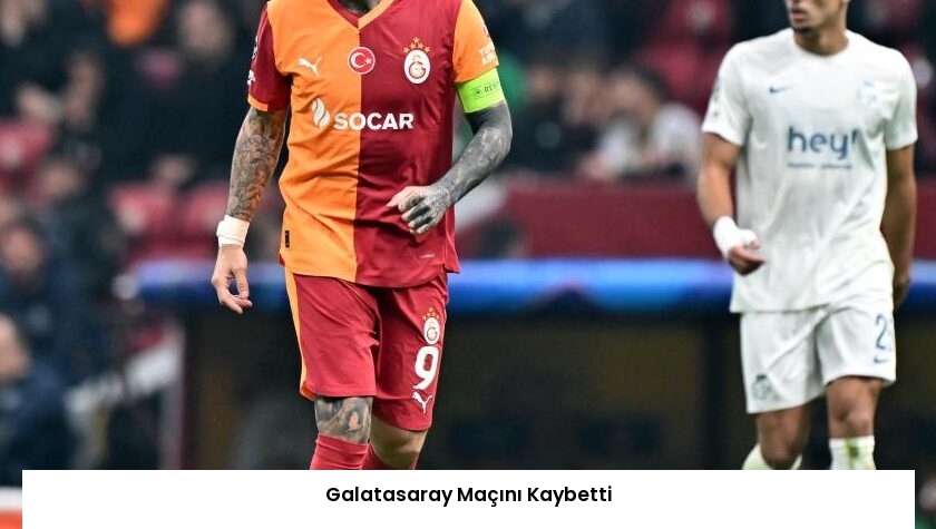 Galatasaray Maçını Kaybetti