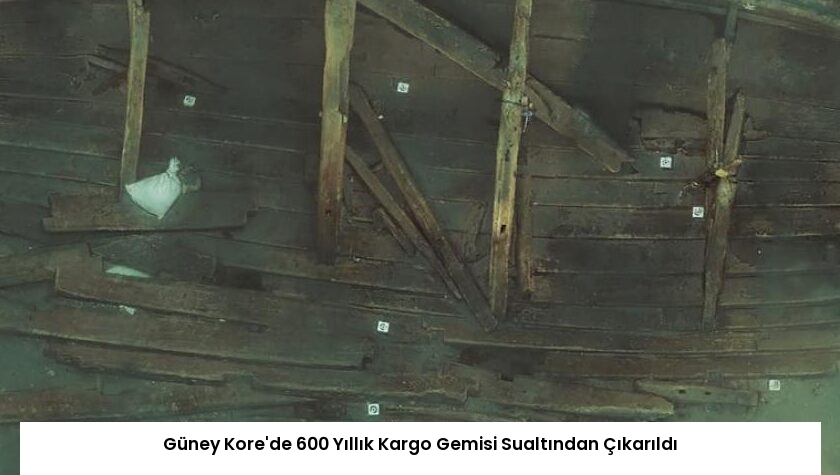 Güney Kore’de 600 Yıllık Kargo Gemisi Sualtından Çıkarıldı