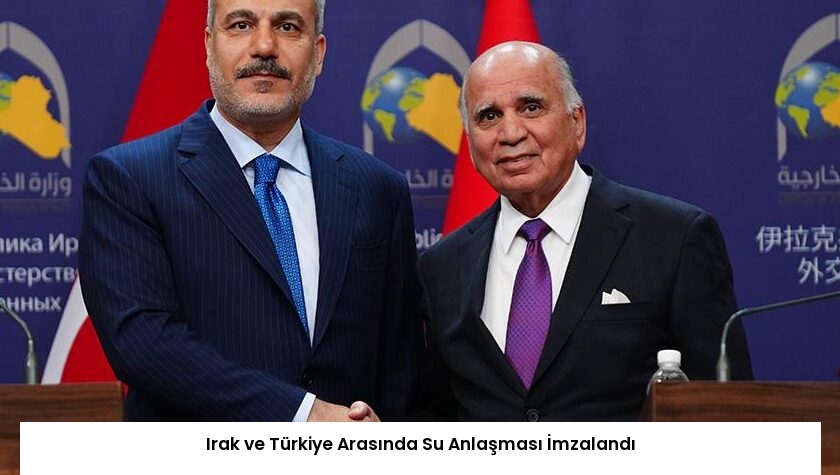 Irak ve Türkiye Arasında Su Anlaşması İmzalandı