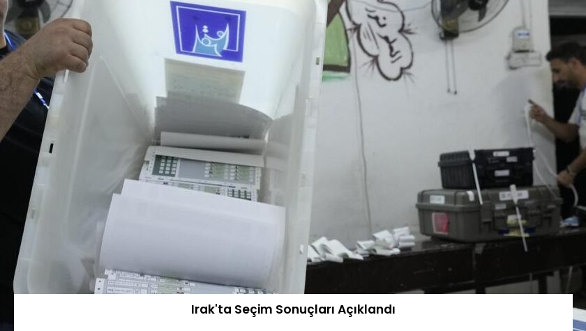 Irak’ta Seçim Sonuçları Açıklandı
