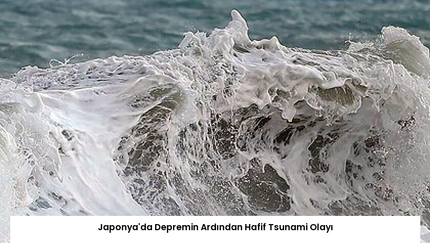 Japonya’da Depremin Ardından Hafif Tsunami Olayı