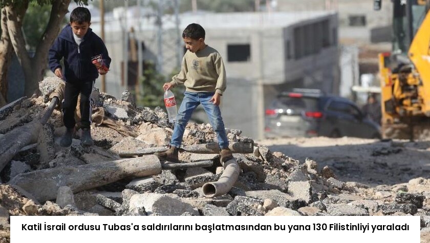 Katil İsrail ordusu Tubas’a saldırılarını başlatmasından bu yana 130 Filistinliyi yaraladı
