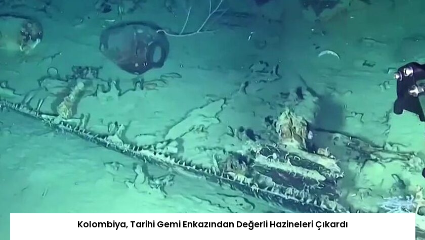 Kolombiya, Tarihi Gemi Enkazından Değerli Hazineleri Çıkardı