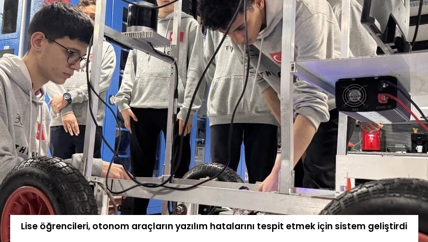 Lise öğrencileri, otonom araçların yazılım hatalarını tespit etmek için sistem geliştirdi
