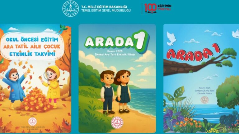 MEB Ara Tatil İçin Yaratıcı Etkinlik Kitapları Hazırladı