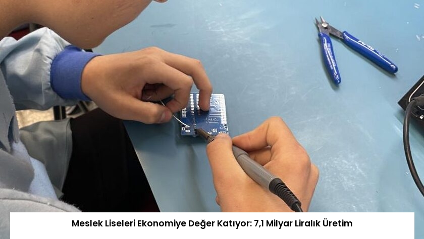 Meslek Liseleri Ekonomiye Değer Katıyor: 7,1 Milyar Liralık Üretim