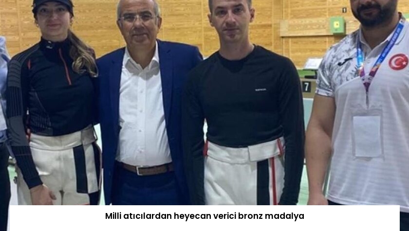 Milli atıcılardan heyecan verici bronz madalya