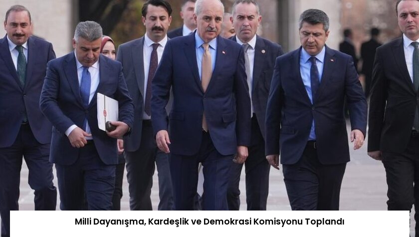 Milli Dayanışma, Kardeşlik ve Demokrasi Komisyonu Toplandı