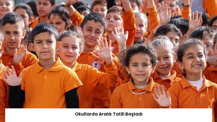 Okullarda Aralık Tatili Başladı