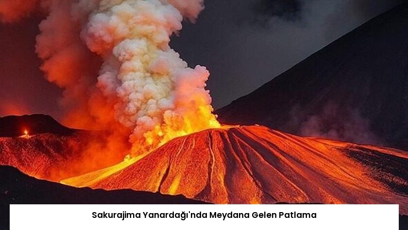 Sakurajima Yanardağı’nda Meydana Gelen Patlama