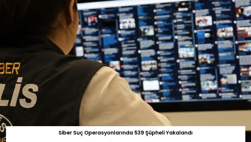 Siber Suç Operasyonlarında 539 Şüpheli Yakalandı