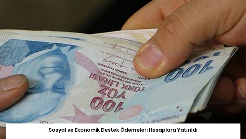 Sosyal ve Ekonomik Destek Ödemeleri Hesaplara Yatırıldı