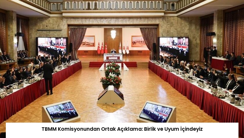 TBMM Komisyonundan Ortak Açıklama: Birlik ve Uyum İçindeyiz