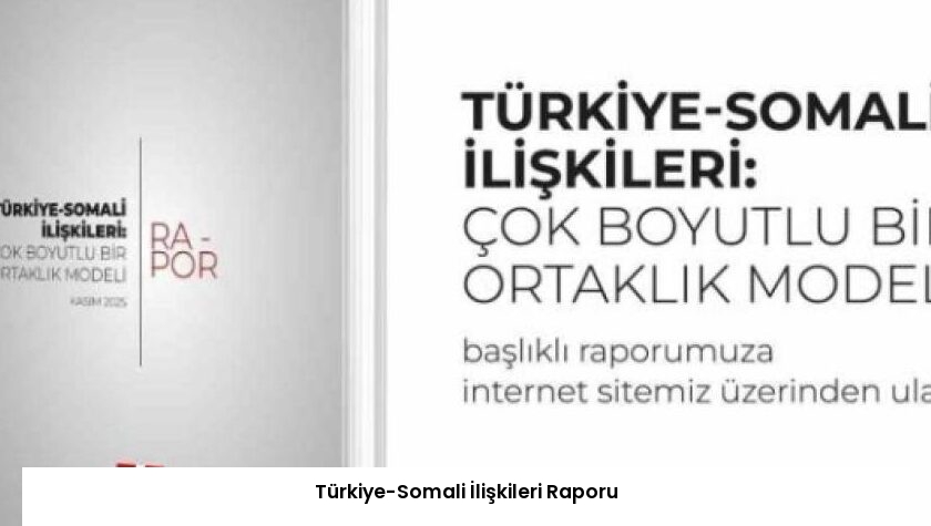 Türkiye-Somali İlişkileri Raporu