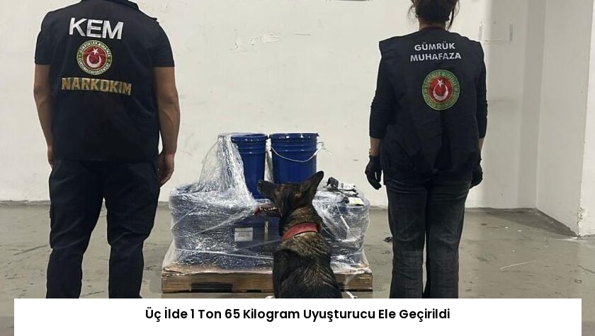 Üç İlde 1 Ton 65 Kilogram Uyuşturucu Ele Geçirildi