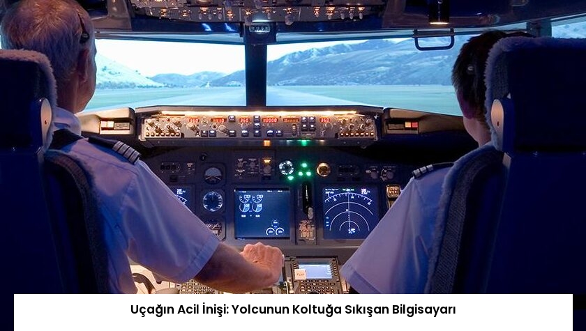 Uçağın Acil İnişi: Yolcunun Koltuğa Sıkışan Bilgisayarı