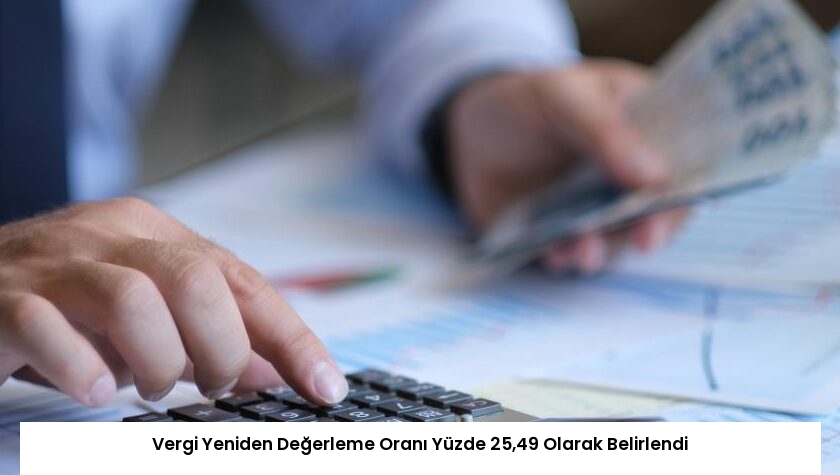 Vergi Yeniden Değerleme Oranı Yüzde 25,49 Olarak Belirlendi
