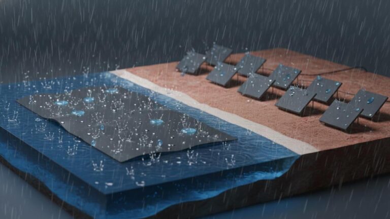 Yağmur damlalarından enerji üreten yeni bir teknoloji geliştirildi