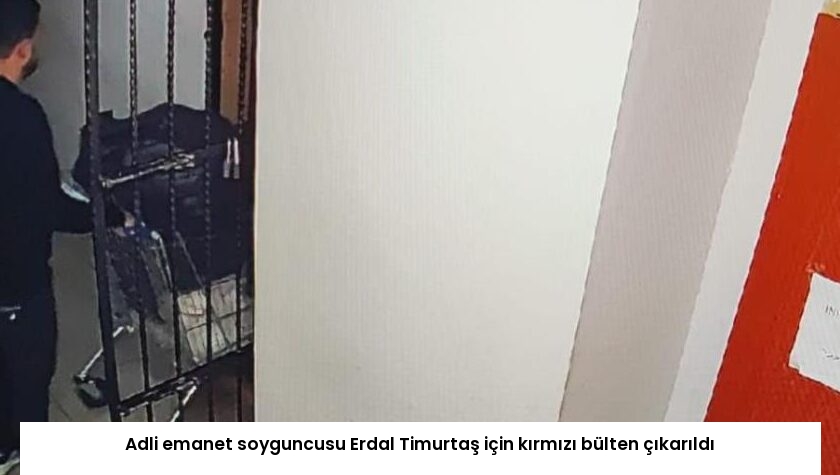 Adli emanet soyguncusu Erdal Timurtaş için kırmızı bülten çıkarıldı