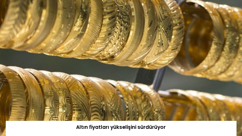 Altın fiyatları yükselişini sürdürüyor
