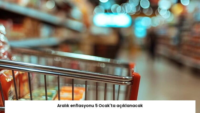 Aralık enflasyonu 5 Ocak’ta açıklanacak