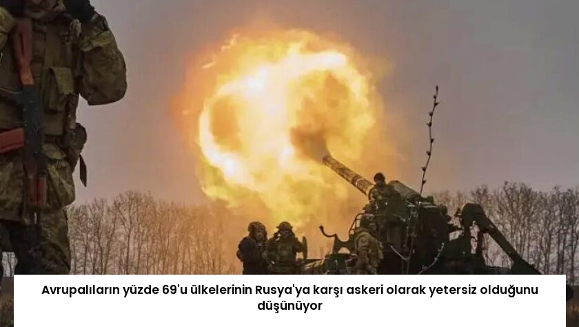 Avrupalıların yüzde 69’u ülkelerinin Rusya’ya karşı askeri olarak yetersiz olduğunu düşünüyor