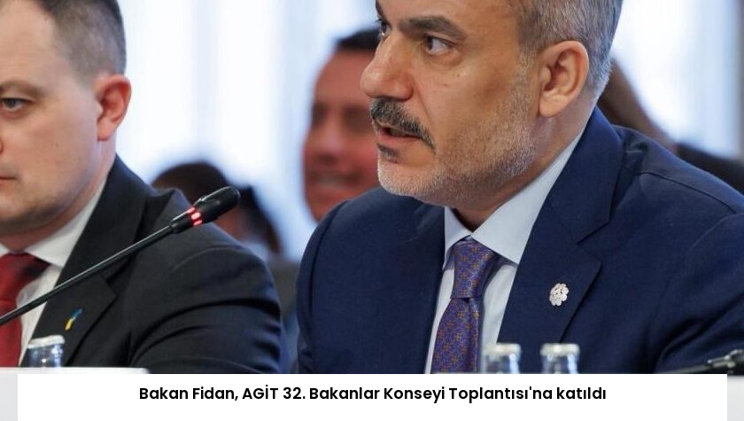 Bakan Fidan, AGİT 32. Bakanlar Konseyi Toplantısı’na katıldı