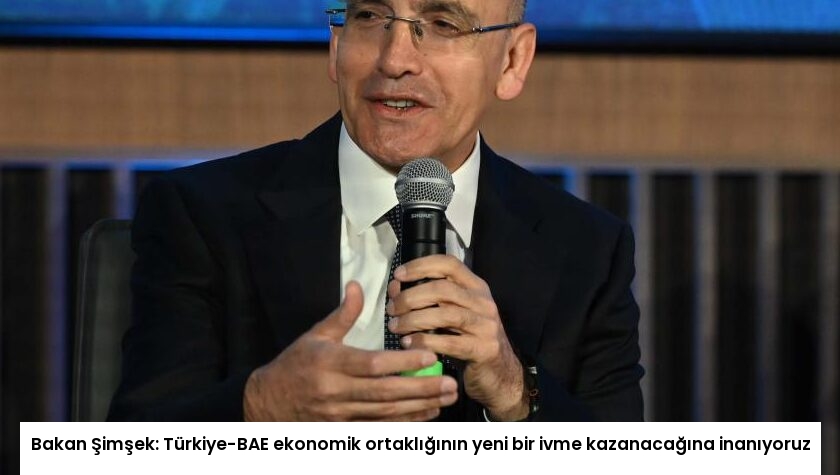 Bakan Şimşek: Türkiye-BAE ekonomik ortaklığının yeni bir ivme kazanacağına inanıyoruz
