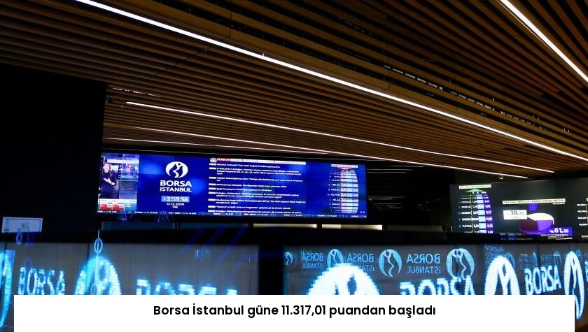Borsa İstanbul güne 11.317,01 puandan başladı
