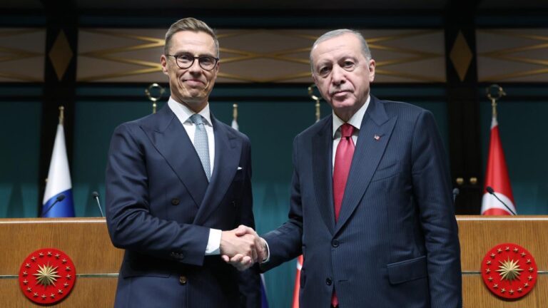 Cumhurbaşkanı Erdoğan, Finlandiya Cumhurbaşkanı ile görüştü