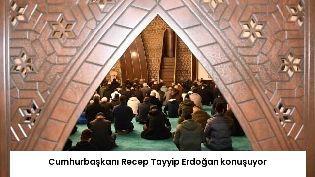 Cumhurbaşkanı Recep Tayyip Erdoğan konuşuyor