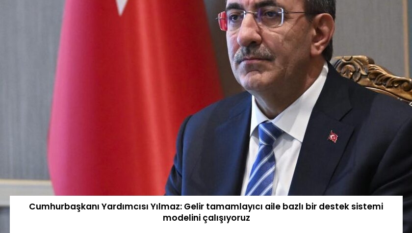 Cumhurbaşkanı Yardımcısı Yılmaz: Gelir tamamlayıcı aile bazlı bir destek sistemi modelini çalışıyoruz