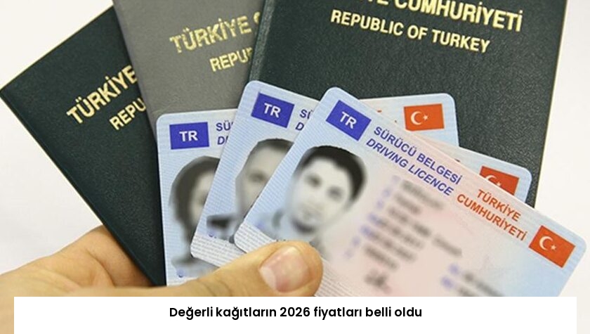 Değerli kağıtların 2026 fiyatları belli oldu