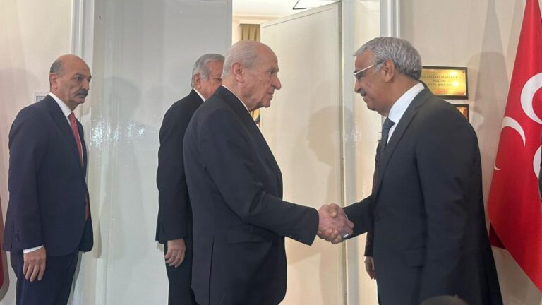 DEM Parti heyetinden Devlet Bahçeli’ye ziyaret