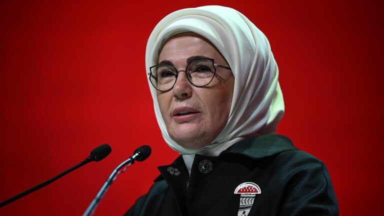 Emine Erdoğan: ‘Hind Rajab’ın Sesi’ filmini boğazımızda düğümlenen bir acıyla izledik