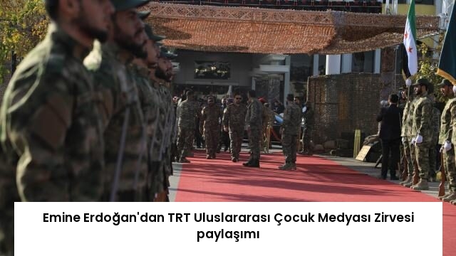 Emine Erdoğan’dan TRT Uluslararası Çocuk Medyası Zirvesi paylaşımı