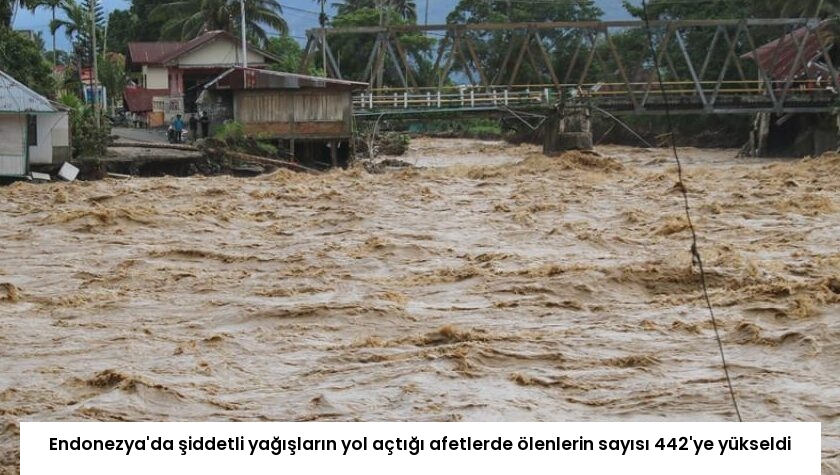 Endonezya’da şiddetli yağışların yol açtığı afetlerde ölenlerin sayısı 442’ye yükseldi